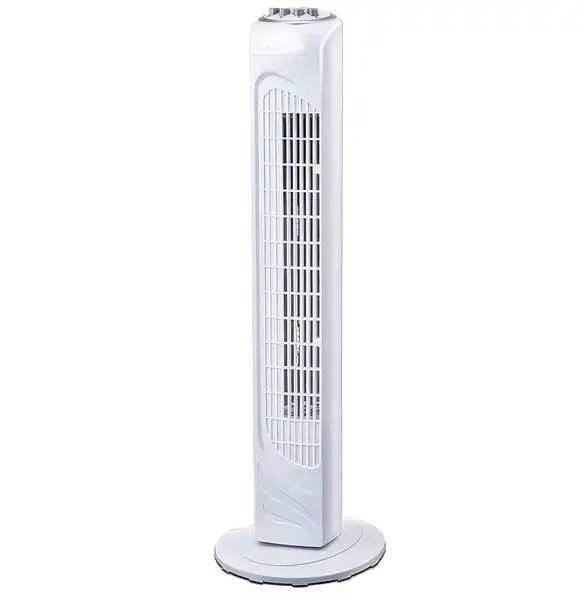 Бесшумный Напольный Вентилятор DOMOTEC MS-1627 White TOWER FAN с таймером отключения, 3 режима скорости, колонный эффективный вентилятор для дома и офиса