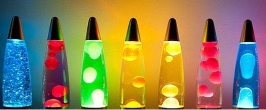 Лава лампа 42 см, парафиновая лампа (Lava lamp)
