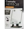 Настольное сенсорное портативное зеркало Cosmetie mirror 360 Rotation Angel с светодиодной подсветкой для макияжа с подставкой органайзером для косметических средств, регулируемое вращение на 180°