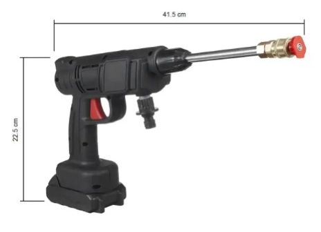 Беспроводная мойка высокого давления Cleaning Gun 48V 550W на 2 аккумулятора, аккумуляторная мини мойка с кейсом для машины