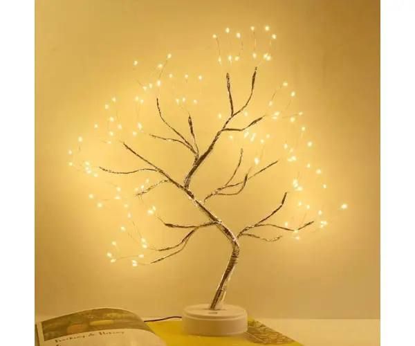 Декоративный ночник дерево настольный светильник Bonsai led tree light h20in N1 Декоративное светодиодное многофункциональное дерево от USB или 3AA,  эстетичное и универсальное освещение для вашего пространства