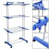 Складная сушилка для белья Garment Rack With Wheels, сушилка для одежды, складная стойка металическая