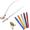 Мини удочка ручка fishPen с катушкой, Карманная ручка-удочка Pocket Fishing Rod, удочка складная, спиннинг