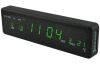 Многофункциональные стильные Часы CX-808 зеленые, Настольные компактные портативные Электронные цифровые часы с LED подсветкой, прямоугольной формы, с будильником, время, дата, день, месяц, температура