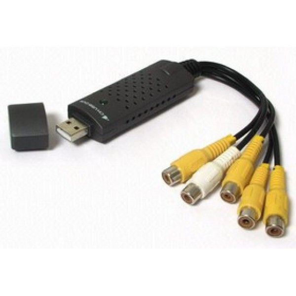 Внешняя карта видео захвата easy cap 4CH usb 2. 0