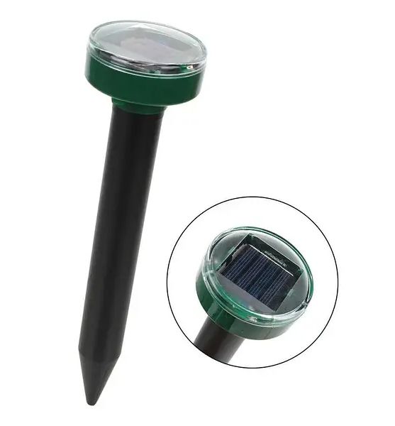 Отпугиватель грызунов кротов и насекомых на солнечной батарее Solar Rodent