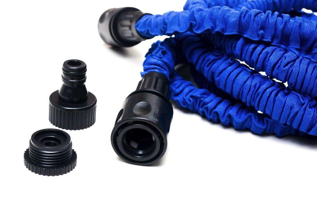 Саморастягивающийся поливочный шланг X HOSE 7.5 М. Поливочный шланг HOSE 25FT
