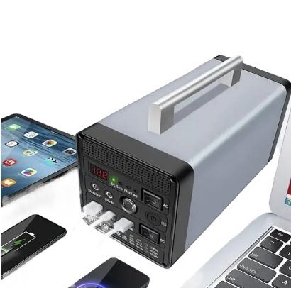 Портативная зарядная станция Yachu 12V 35Ah 600W, повербанк с розеткой,  домашняя электростанция