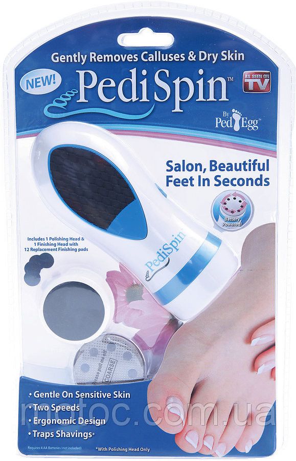 Прибор для педикюра Pedi Spin Педи Спи, универсальный прибор для педикюра Pedi Spin