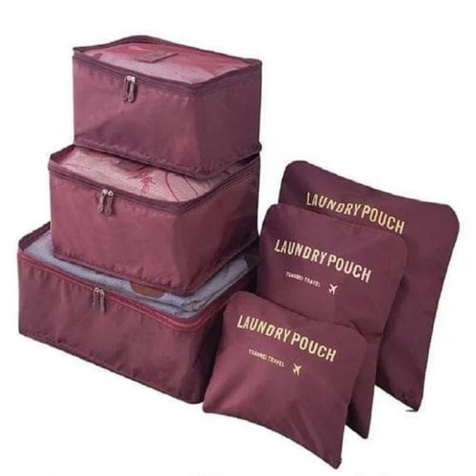 Набор дорожных органайзеров 6 в 1 Secret Pouch
