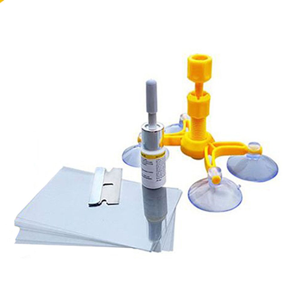 Комплект для ремонта сколов трещин лобового стекла Sunroz Windshield Repair Kit