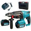 Дрель-перфоратор Makita DHR202 48V 6Ah бесщеточный 2 аккумулятора 6,5 Дж строительный в кейсе 5000 уд./мин