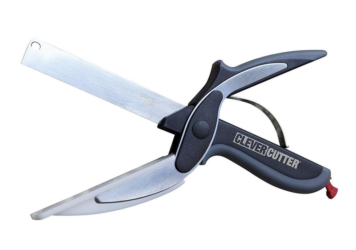 Универсальные ножницы Clever Cutter, Silicon Cover, Умный нож 2 в 1.