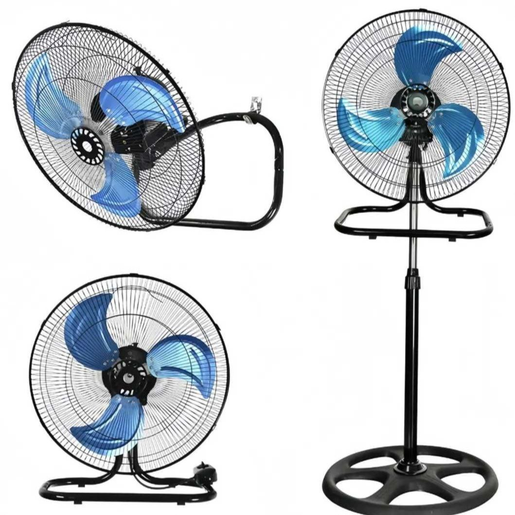 Вентилятор 3в1 напольный Alfarid Fan 3 скорости, универсальный вентилятор настольный и настенный металлический fan 18