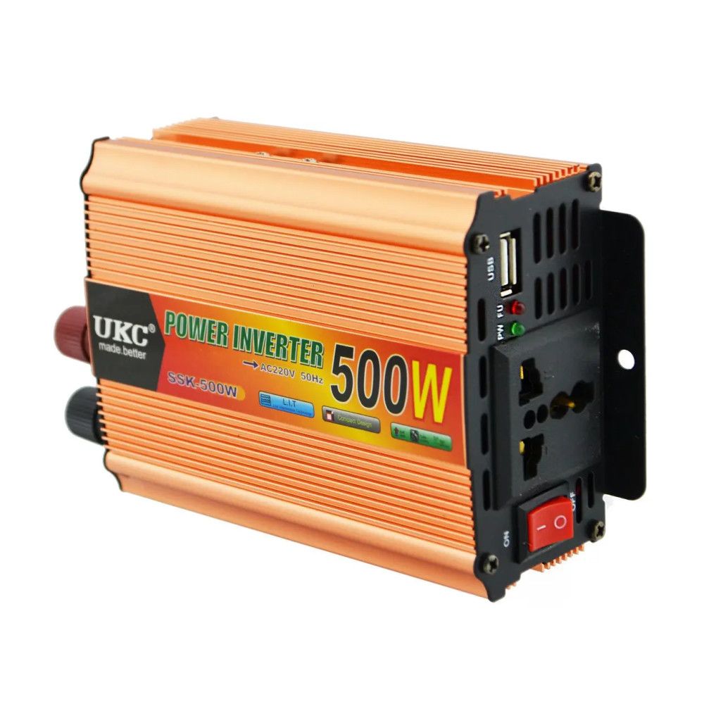 Преобразователь авто инвертор 12V-220V 500W