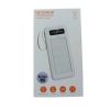 Мобильная зарядка Power Bank Z-05 50000mah, Универсальный павербанк, практичный аккумулятор для зарядки, портативная Батарея большой емкости с ярким фонариком и индикатором уровня заряда, со встроенными проводами Type-C, micro USB, USB, Lightning