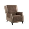 Накидка на кресло универсальная двухсторонняя стеганая Couch Coat, защитное покрывало водонепроницаемое, водоотталкивающая, защитит от шерсти, воды и грязи,  для спинки и сиденья, и для обоих подлокотников кресла