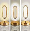 Настольная лампа с кристаллами и бриллиантами Creatice Table Lamp 16, Три вида освещения, прикроватная сенсорная светодиодная лампа,Изящная форма, светильник-ночник, имитирует хрусталь, светильник аккумуляторный беспроводной