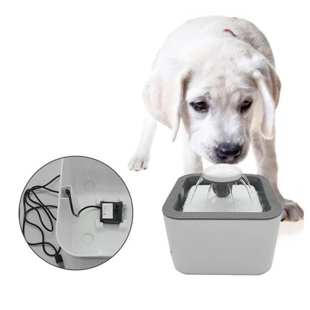 Умная Автоматическая поилка фонтан для животных Pet Water FOUNTAIN, интерактивное инновационное устройство для домашних любимцев, для удобного питья, для постоянного обеспечения питомца свежей питьевой водой