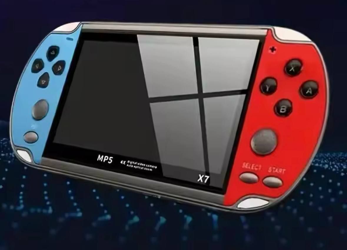 Карманная Игровая приставка - PSP X7, портативная развлекательная беспроводная ретро консоль 1000 игр, 8ГБ с поддержкой TF карты, универсальная компактная мини-приставка, HD-экран,  портативный ретро-игровой плеер, Приставка для фильмов и игр