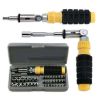 Универсальный набор инструментов 41 предмет в кейсе Piece Bit and Socket Set, Реверсивная отвертка с трещеткой с насадками
