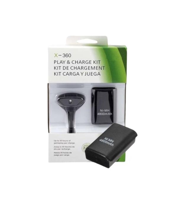 Набор батарея аккумулятор для джойстика XBOX360  4800 mah + зарядное устройство 4в1 для беспроводного контроллера