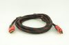 Кабель видео HDMI 2 ферит 3м (пакет)
