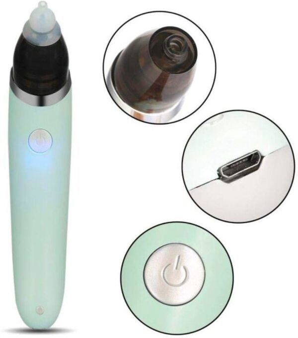 Аспиратор назальный Baby Nose Aspirator JB-8628 соплеотсос для детей от USB, Аспиратор для носа