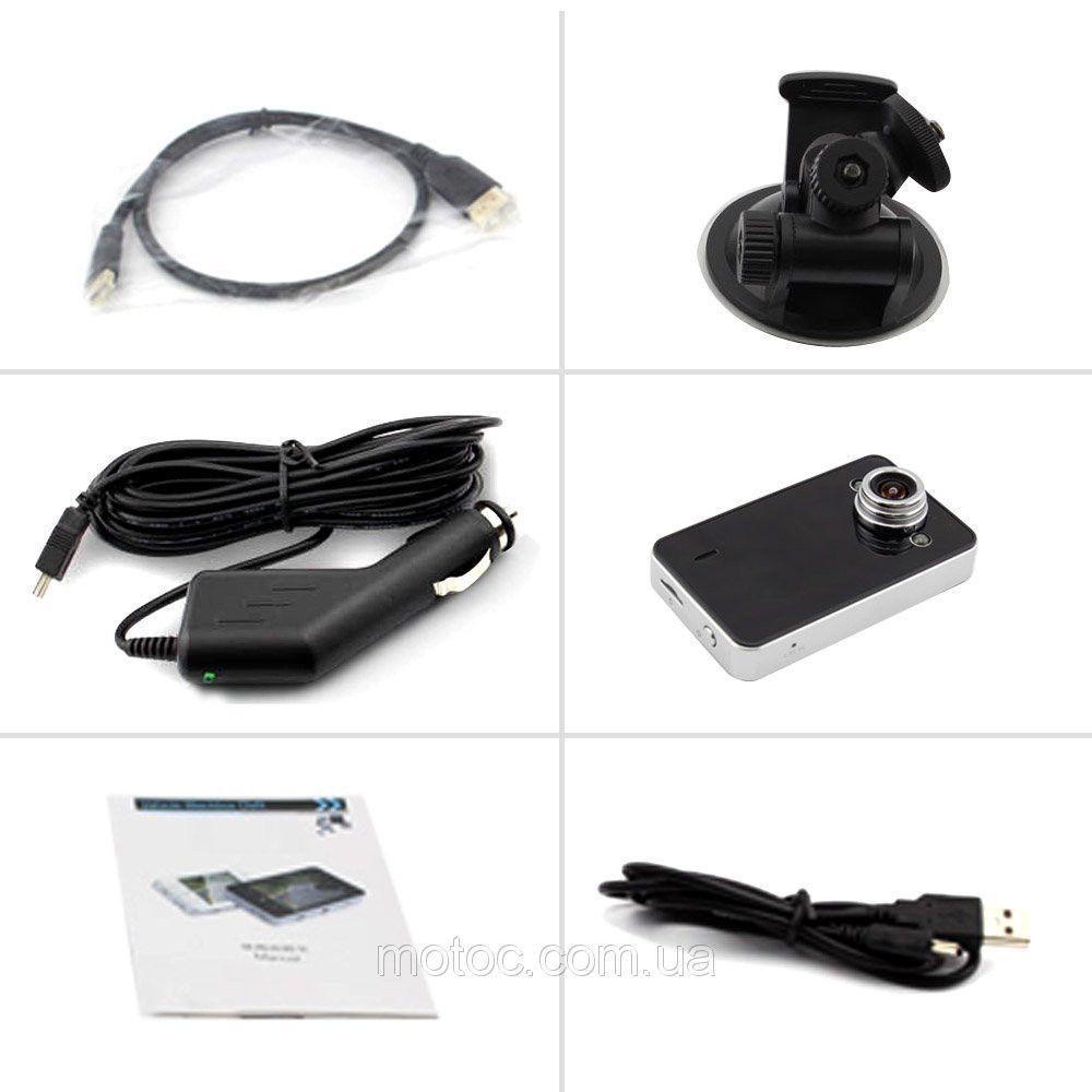 Видеорегистратор автомобильный DVR K6000 Full HD Vehicle Blackbox DVR 1080p