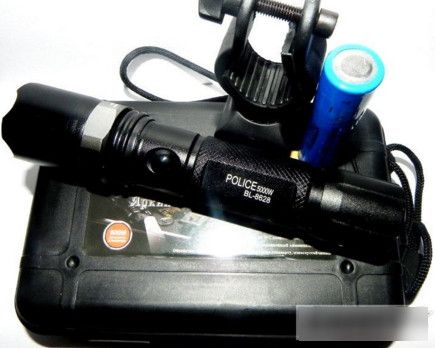 Велосипедный фонарь BL 8628 с креплением на руль