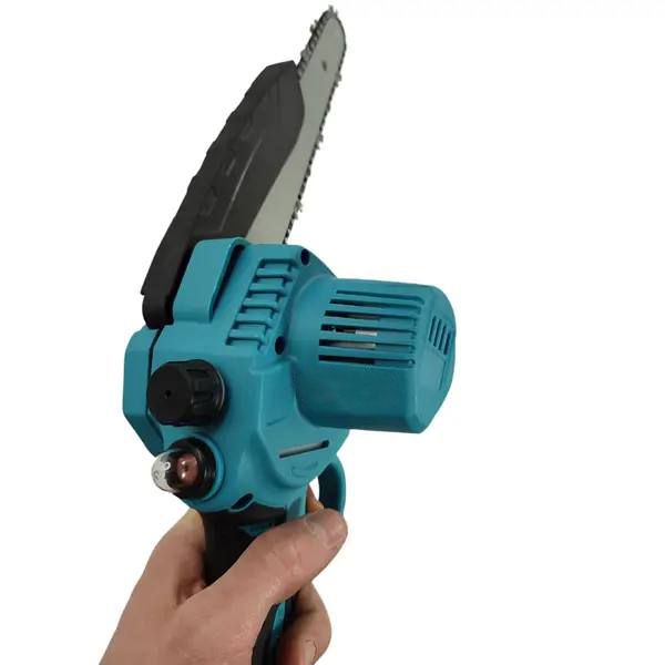 Аккумуляторная мини пила Makita 8" 48V с масляным баком 24V 5.0ah с 2 АКБ для обрезки и ухода за деревьями