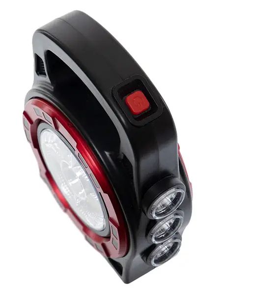 Кемпинговый фонарь HB-6678C 20W с солнечной панелью и фукцией павербанка 3 режима, многофункциональный фонарь с Power Bank microUSB