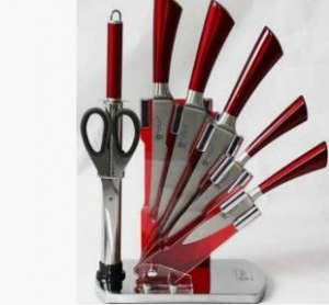 Набор кухонных ножей Contour Pro Knives Контур про 10 в 1 + магнитная рейка