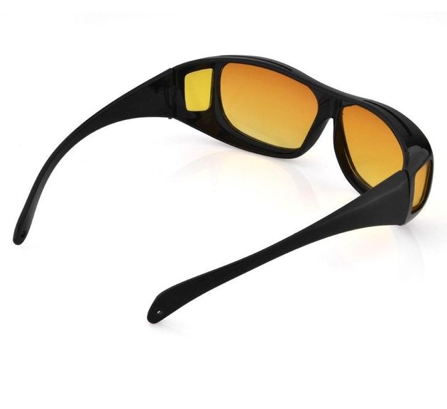 Автомобильные очки антибликовые HD Vision Glasses 2 в 1, очки для водителей день ночь