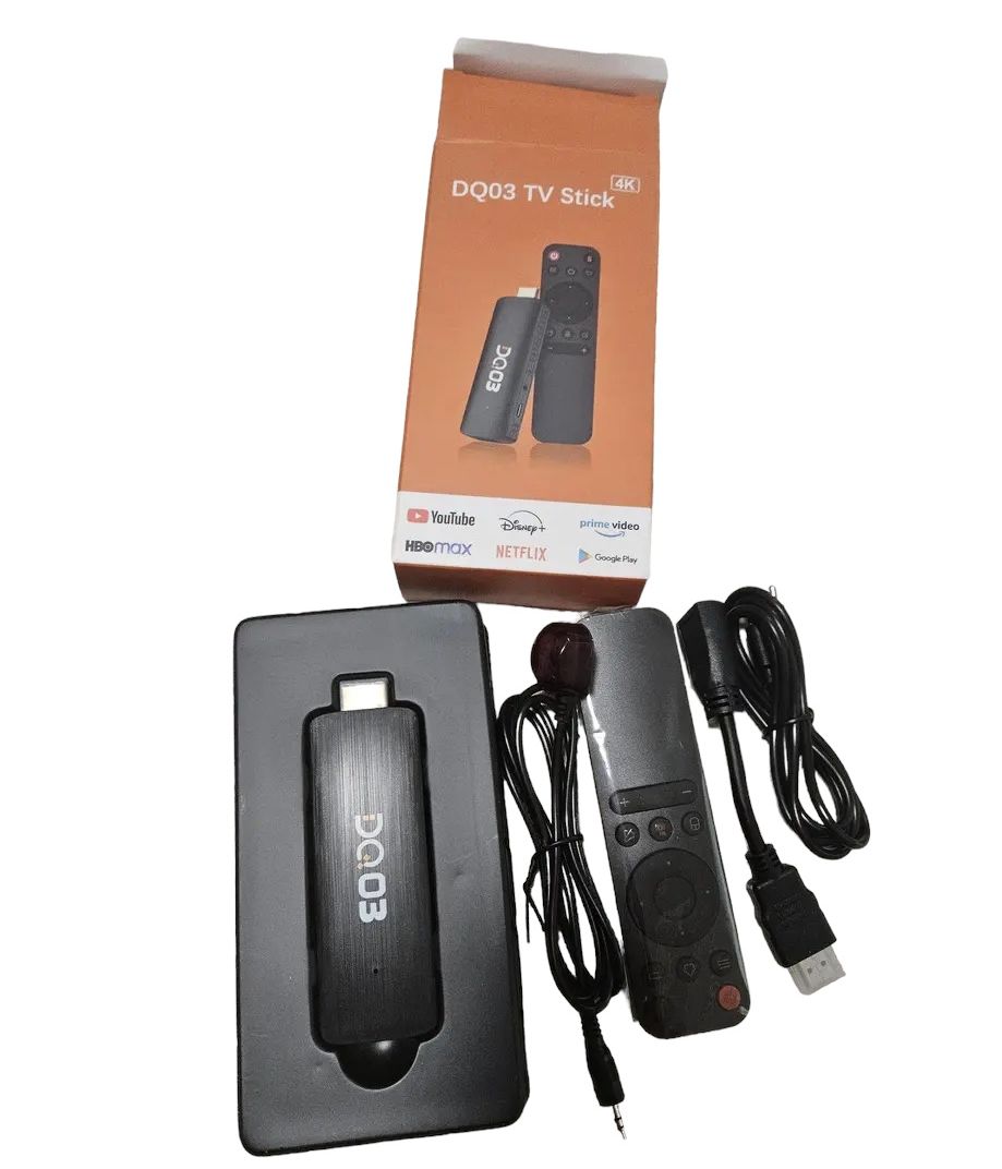 Смарт ТВ мини приставка DQ03 Mini TV Stick Android 10/Quad Core ARM Cortex A53 2GB 16GB 4K
