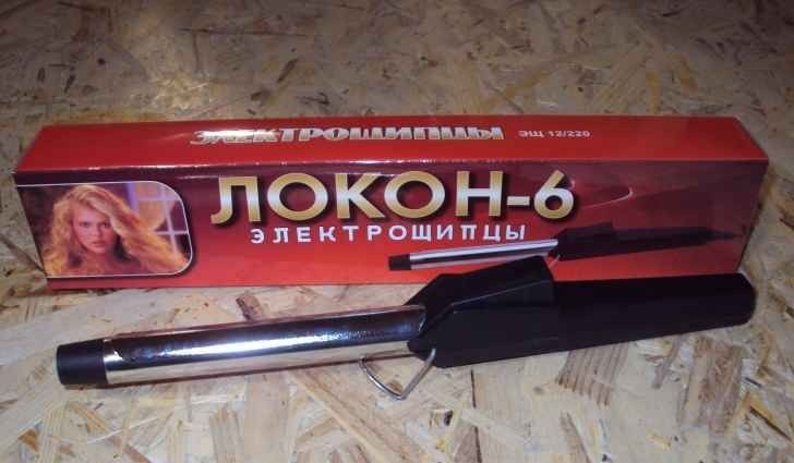Плойка для волос Локон 6, Плойка щипцы для завивки волос электрощипцы