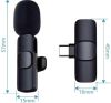 Петличный беспроводной микрофон К8 для смартфона PowerMe Wireless Mic iOS с Type-C, Микрофон петличка на одежду с шумоподавлением