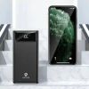 Power bank LENYES PX491 40000mAh (реальная емкость), портативное зарядное устройство с индикацией заряда, внешняя аккумуляторная батарея, универсальная мобильная батарея, практичный павербанк с быстрой зарядкой