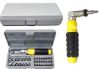 Универсальный набор инструментов 41 предмет в кейсе Piece Bit and Socket Set, Реверсивная отвертка с трещеткой с насадками