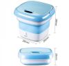 Складная стиральная машина Maxtop BX-3 mini переносная 10W, силиконовая портативная стиралка Folding Washing Machine