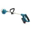 Аккумуляторная газонокосилка триммер Makita UR120DWAE 24V 3000мАч с 2 аккумуляторами, Беспроводная тример-коса с колесом для стрижки сада и газона