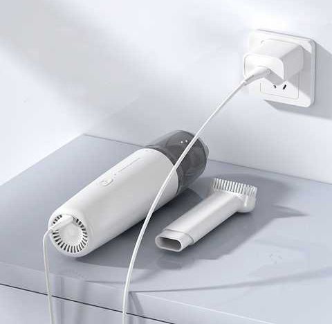 Ручной портативный компактный беспроводной пылесос VACUUM CLEANER универсальный пылесос с аккумулятором, аккумуляторный автомобильный прибор для быстрой уборки