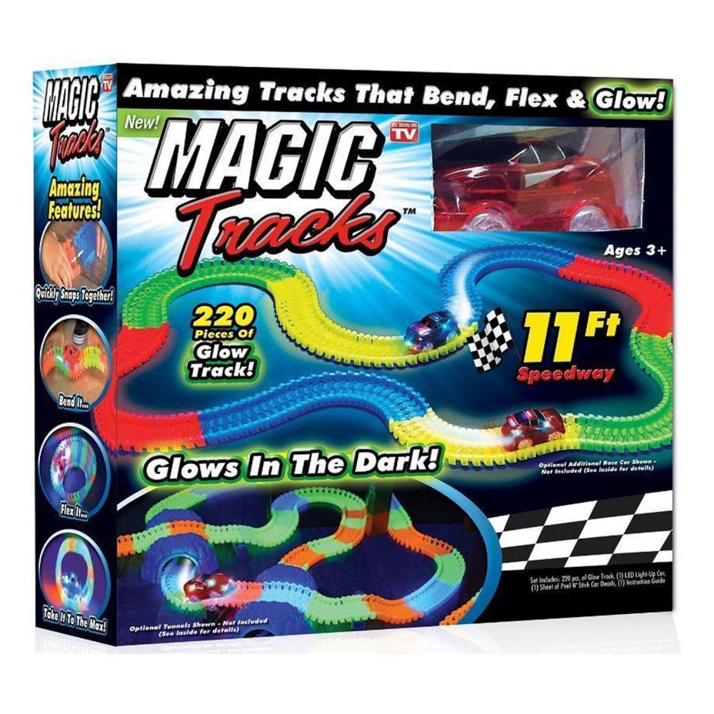 Гибкая гоночная трасса Magic Tracks (Мэджик Трек) 220 деталей