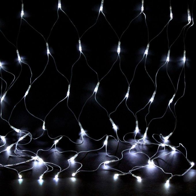 Светодиодная LED гирлянда сетка Xmas 120P NET WW 1.5M1.5M белая