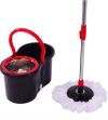 Швабра с ведром и автоматическим отжимом Spin Mop 360 10 л с насадкой из микрофибры