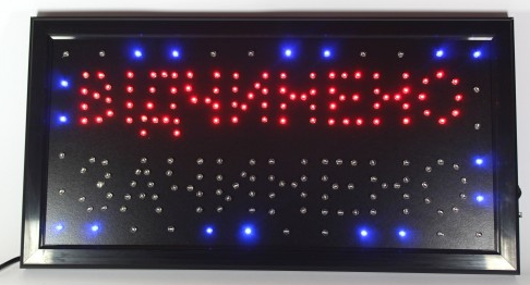 LED Вывеска Вiдчинено Зачинено