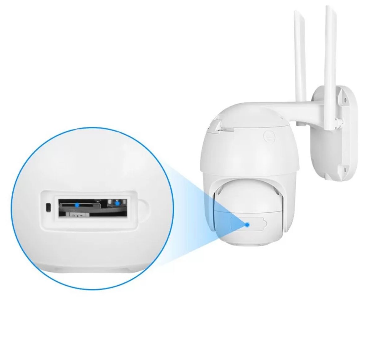 Уличная поворотная IP-камера видеонаблюдения Camera Cad N3 360/90 IP66, камера наружного наблюдения для дома Функция записи звук День/ночь