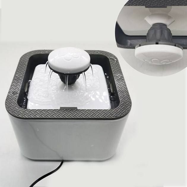 Умная Автоматическая поилка фонтан для животных Pet Water FOUNTAIN, интерактивное инновационное устройство для домашних любимцев, для удобного питья, для постоянного обеспечения питомца свежей питьевой водой
