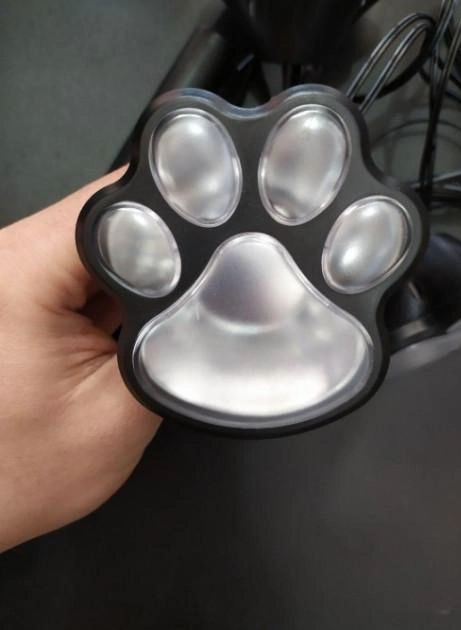 Светящиеся Следы Paw Print Light На Солнечной Батарее, Автономный уличный светильник в грунт, Уличный Тротуарный Светильник в форме следов, светодиодные следы с защитой от влаги, фонарь-лапки садовый газонный
