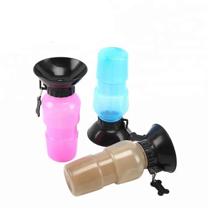 Бутылка поилка для животных Pet Bottle 500 мл с тарелкой, поилка для собак
